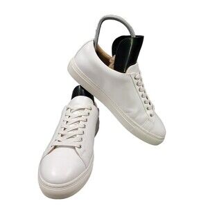 Thursday Premier Low Top White Leather Trainers Men's SZ 9.5 EE US